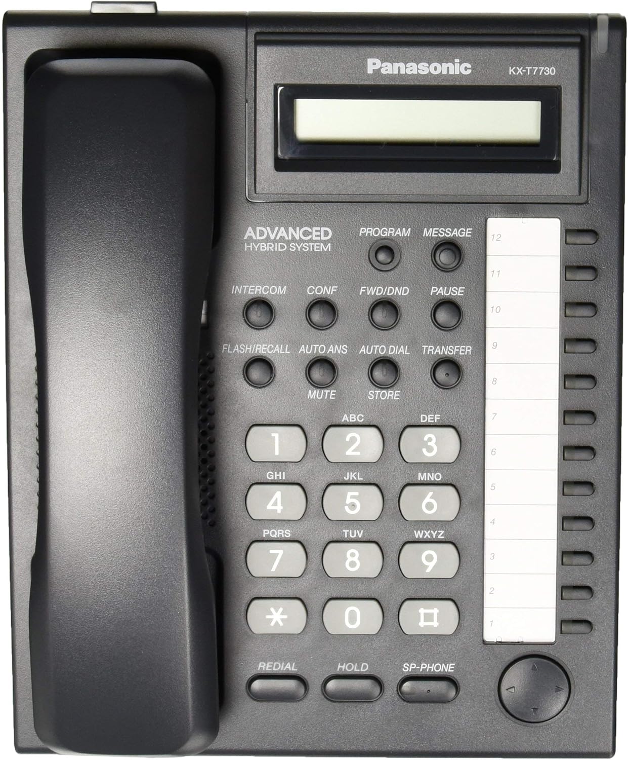 Panasonic KX-T7730 Telephone Black Renewed