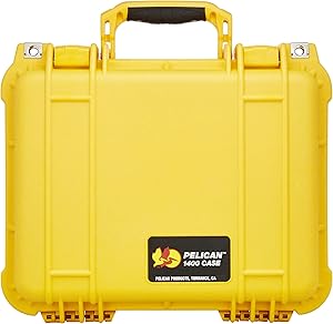 Pelican 1400FYEL Case w/Foam Yellow