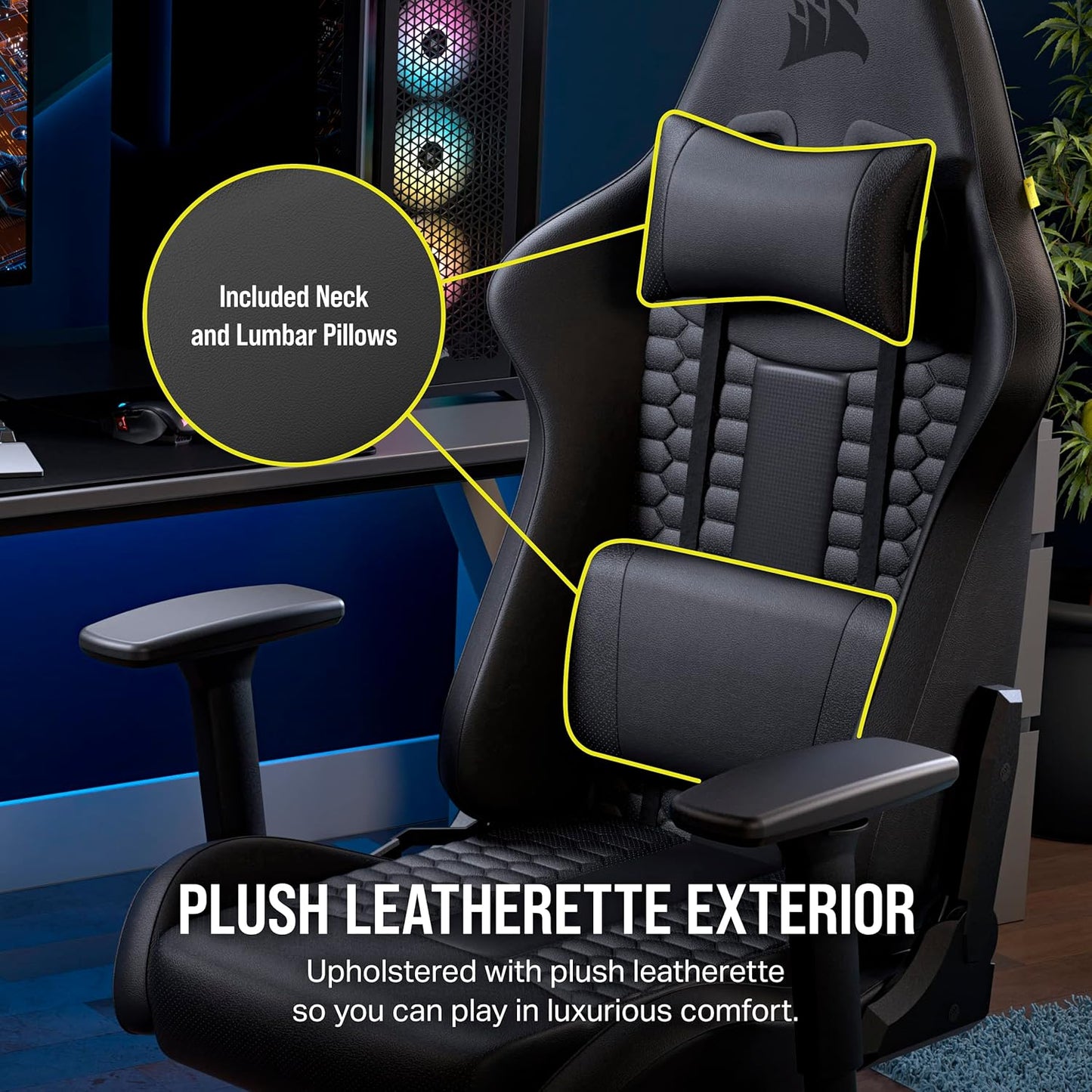 Corsair CF-9010050-WW TC100 Relaxed Leatherette Gaming Chair