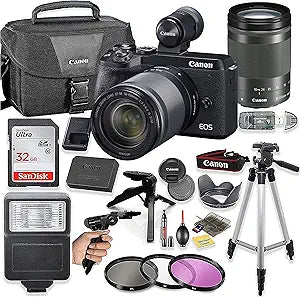 Canon M6 Mark II Kit 18-150mm Lens Deluxe Bundle