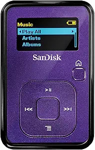 SanDisk SDMX18-004G-E46I Sansa Clip+ 4GB MP3 Player Purple