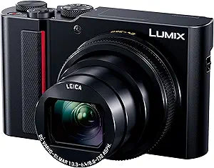 Panasonic DC-TX2-K Lumix TX2 Compact Digital Camera Black — main product image