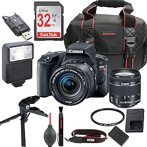 Canon EOS Rebel SL2 - DSLR Camera Kit, 18-55mm Lens (Renewed)