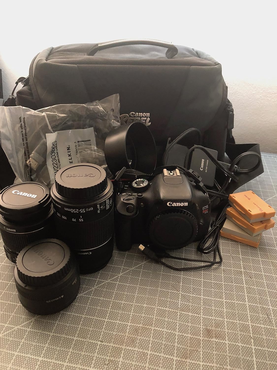 Canon 1159C003 Rebel T6 DSLR 18-55mm Lens Kit Renewed