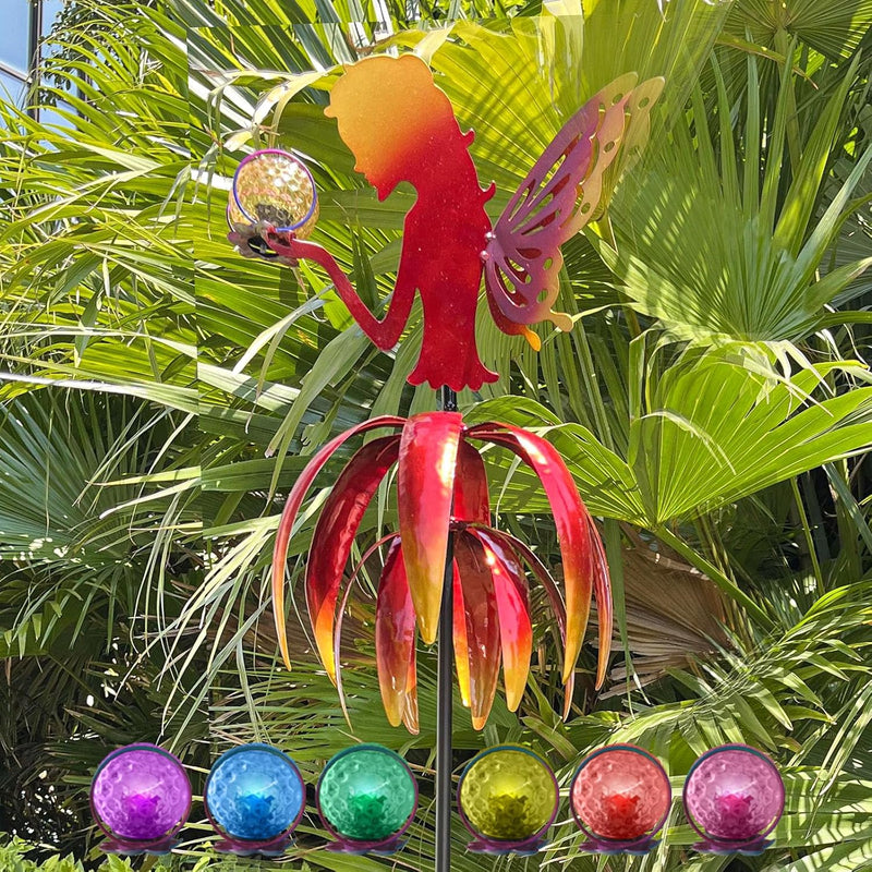 AOC FZ0000R 55-Inch Solar LED Fairy Wind Spinner — main product image
