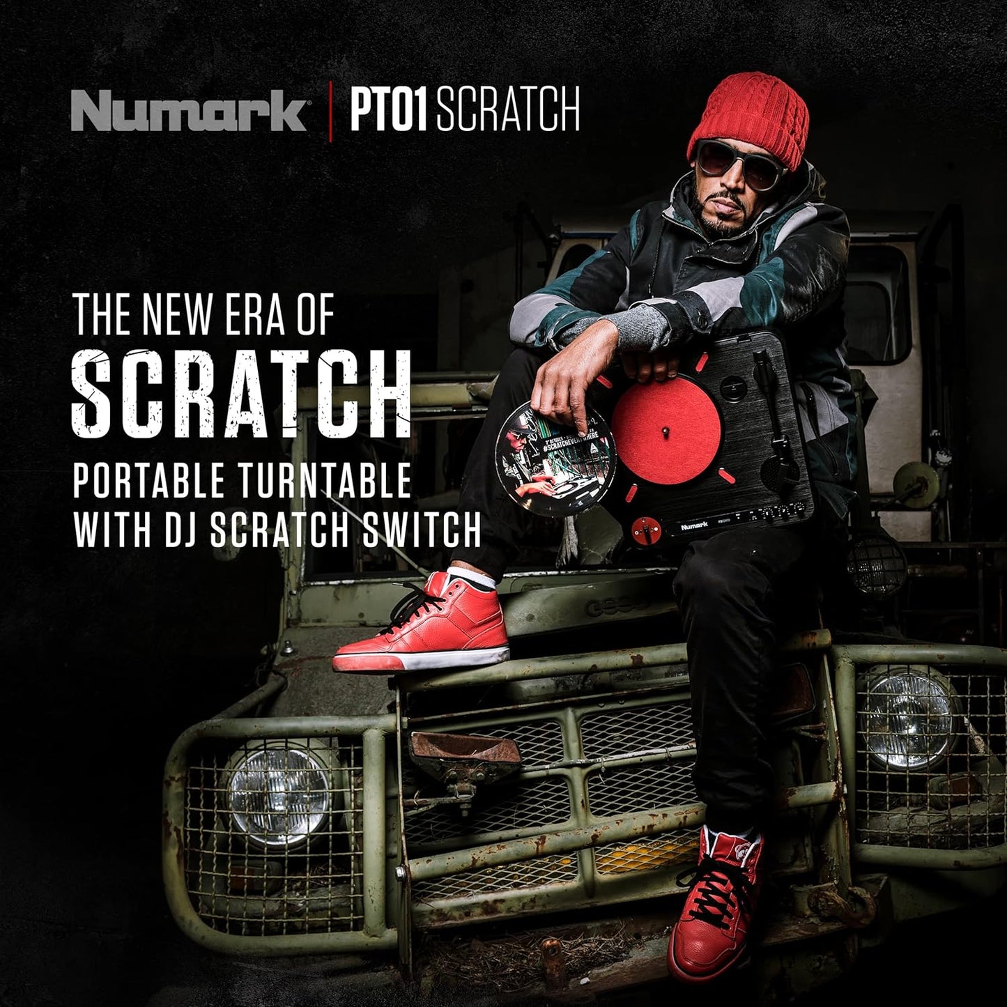 Numark PT01 Scratch Portable DJ Turntable