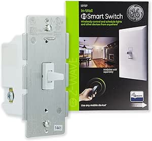 GE 12727 Z-Wave Smart Toggle Light Switch — main product image