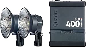Elinchrom EL10415.1 - Quadra ELB 400 Two Pro Heads Kit