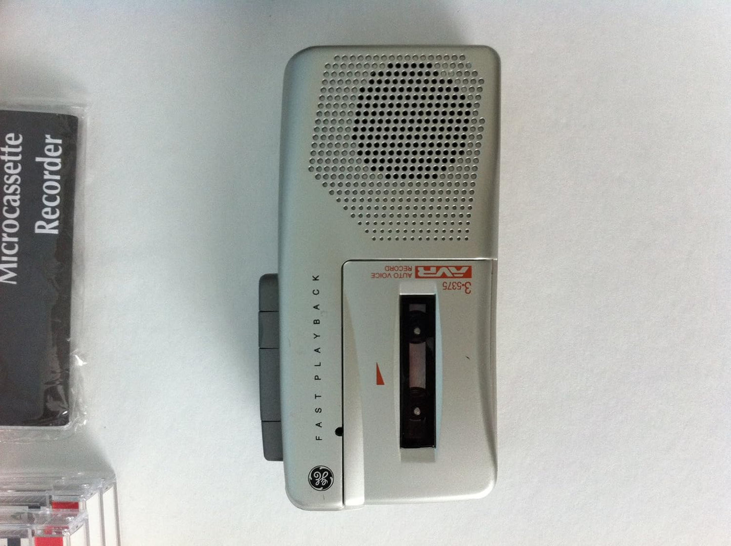 GE 35375 Handheld Micro Cassette Voice Recorder