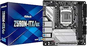 ASRock Z590M-ITX/AX LGA1200 Mini-ITX Motherboard — main product image