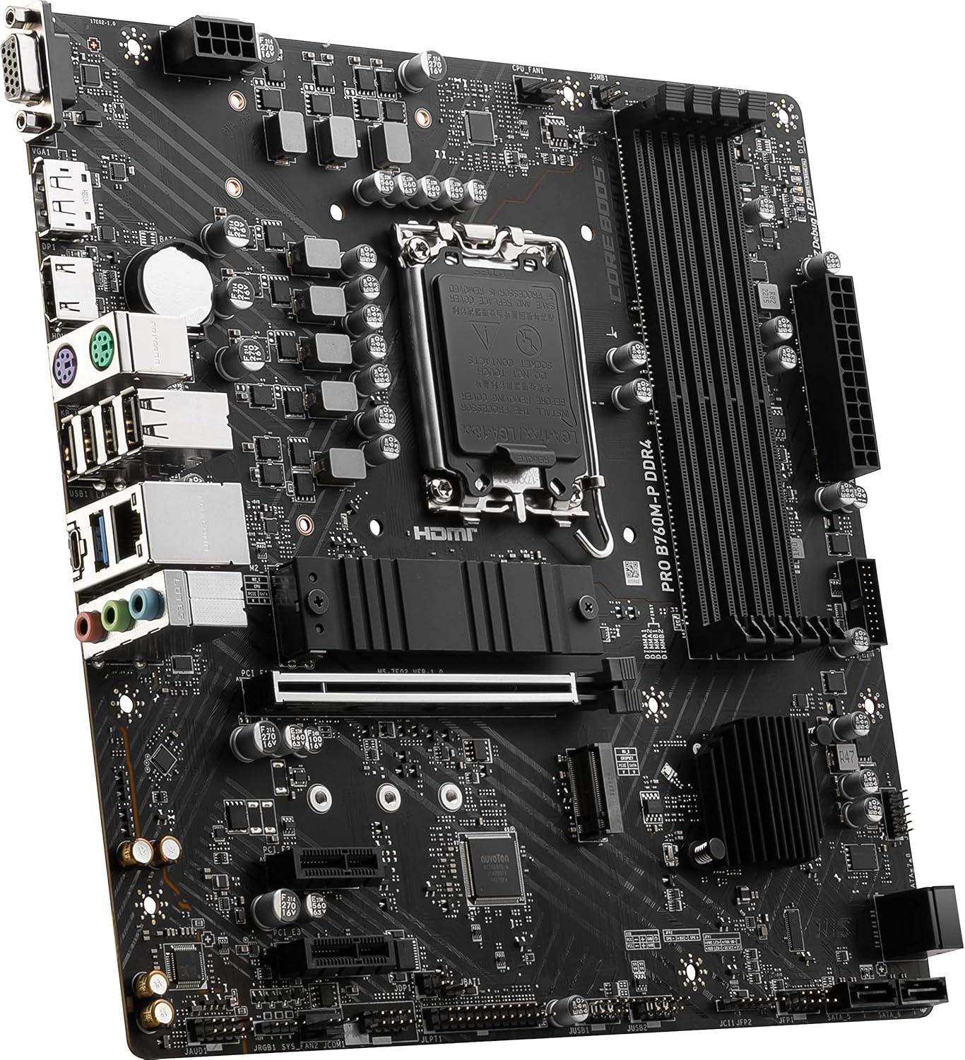 MSI PRO B760M-P DDR4 Motherboard Intel 12th/13th/14th Gen