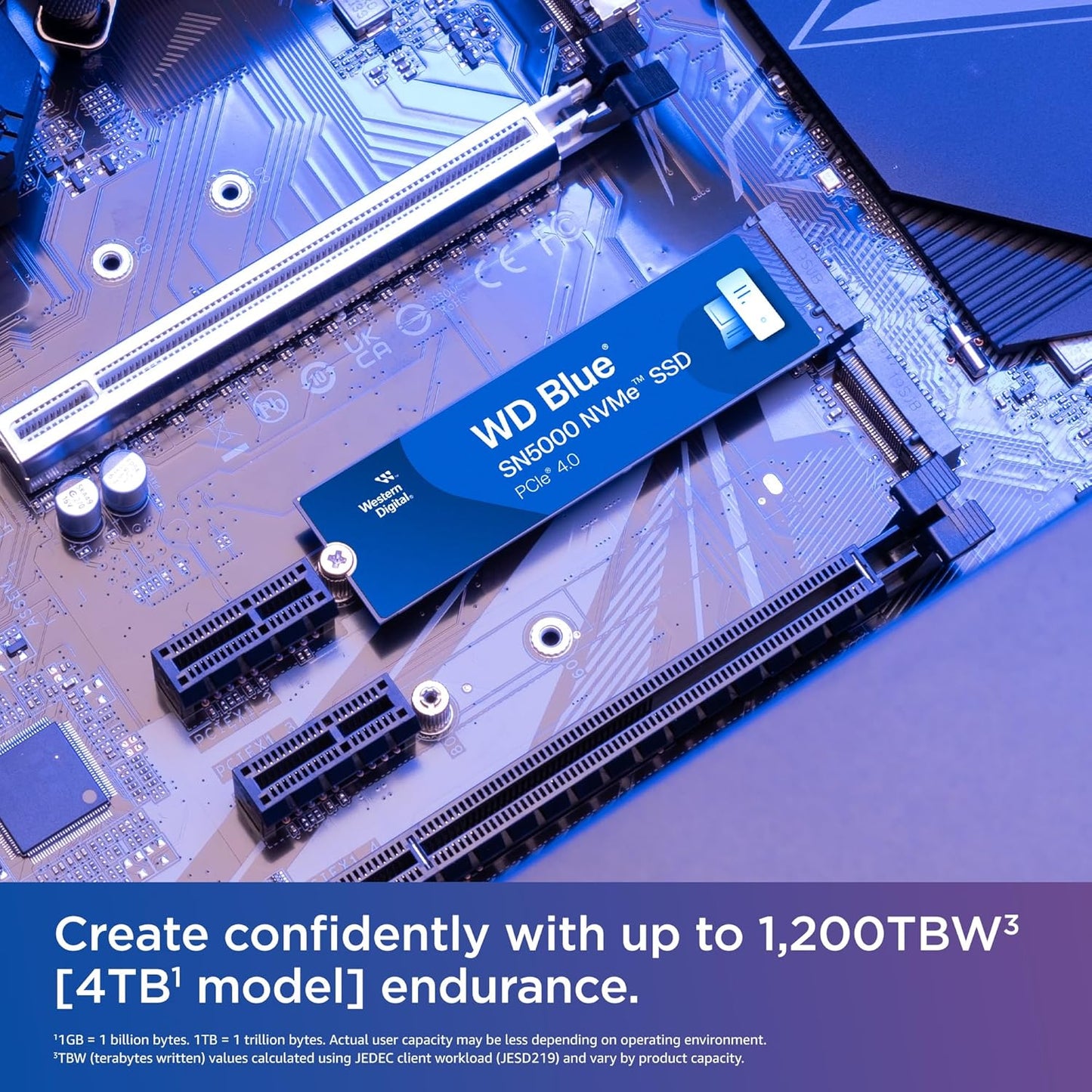 Western Digital WDS200T4B0E 2TB Blue SN5000 NVMe SSD