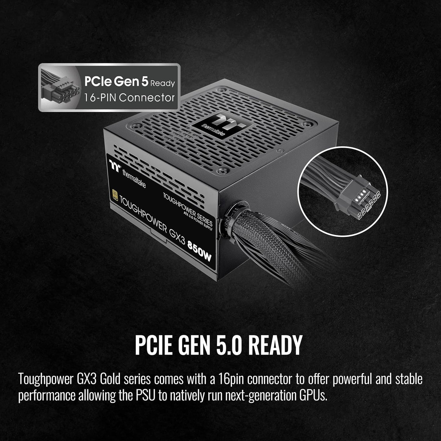 Thermaltake PS-TPD-0850NNFAGU-3 Toughpower GX3 850W 80+ Gold ATX 3.0 PSU
