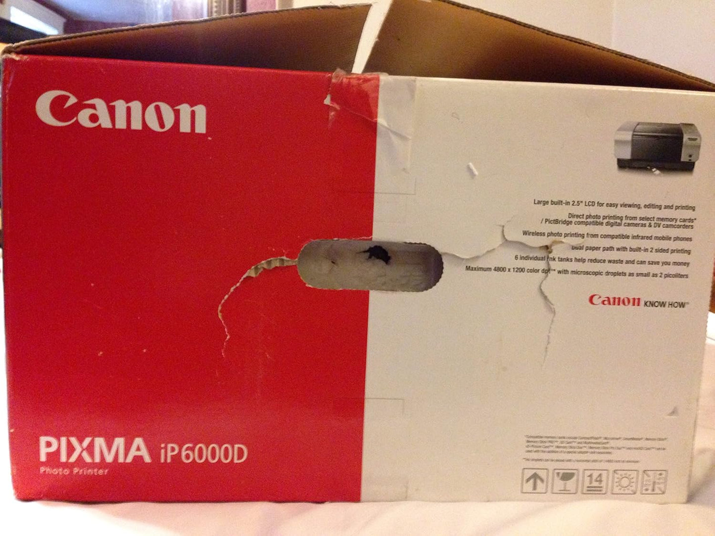 Canon 9315A001 PIXMA iP6000D Photo Printer