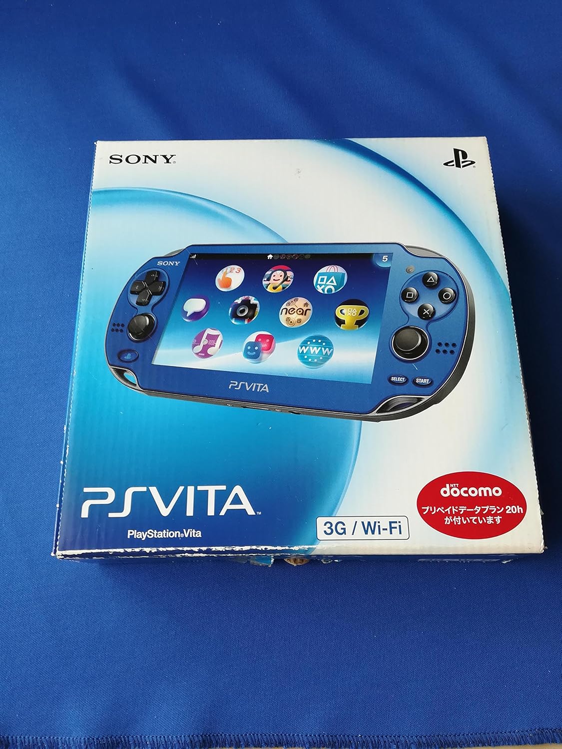 Sony PlayStation Vita PCH-1100 - Sapphire Blue 3G/Wi-Fi