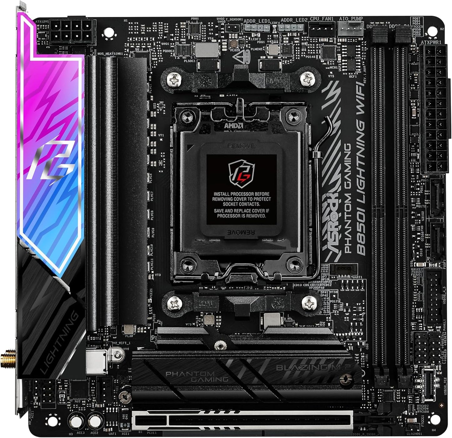 ASRock B850I Lightning WiFi AM5 Mini-ITX Motherboard
