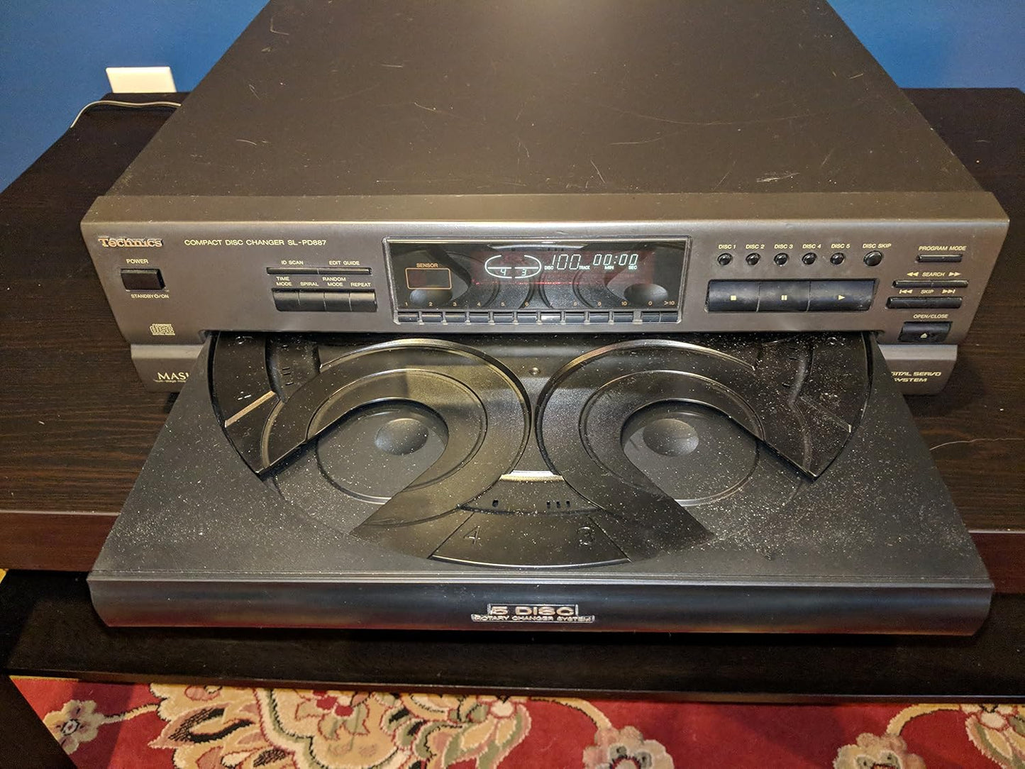 Technics SL-PD887 5-Disc CD Player Changer