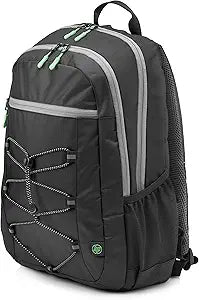 HP 1LU22AA 15-inch Laptop Sport Backpack Black/Green — main product image