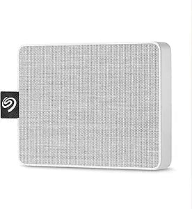 Seagate One Touch SSD 1TB Portable External Drive White — main product image