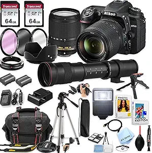 Nikon D7500 18-140mm VR Lens 39pc Bundle
