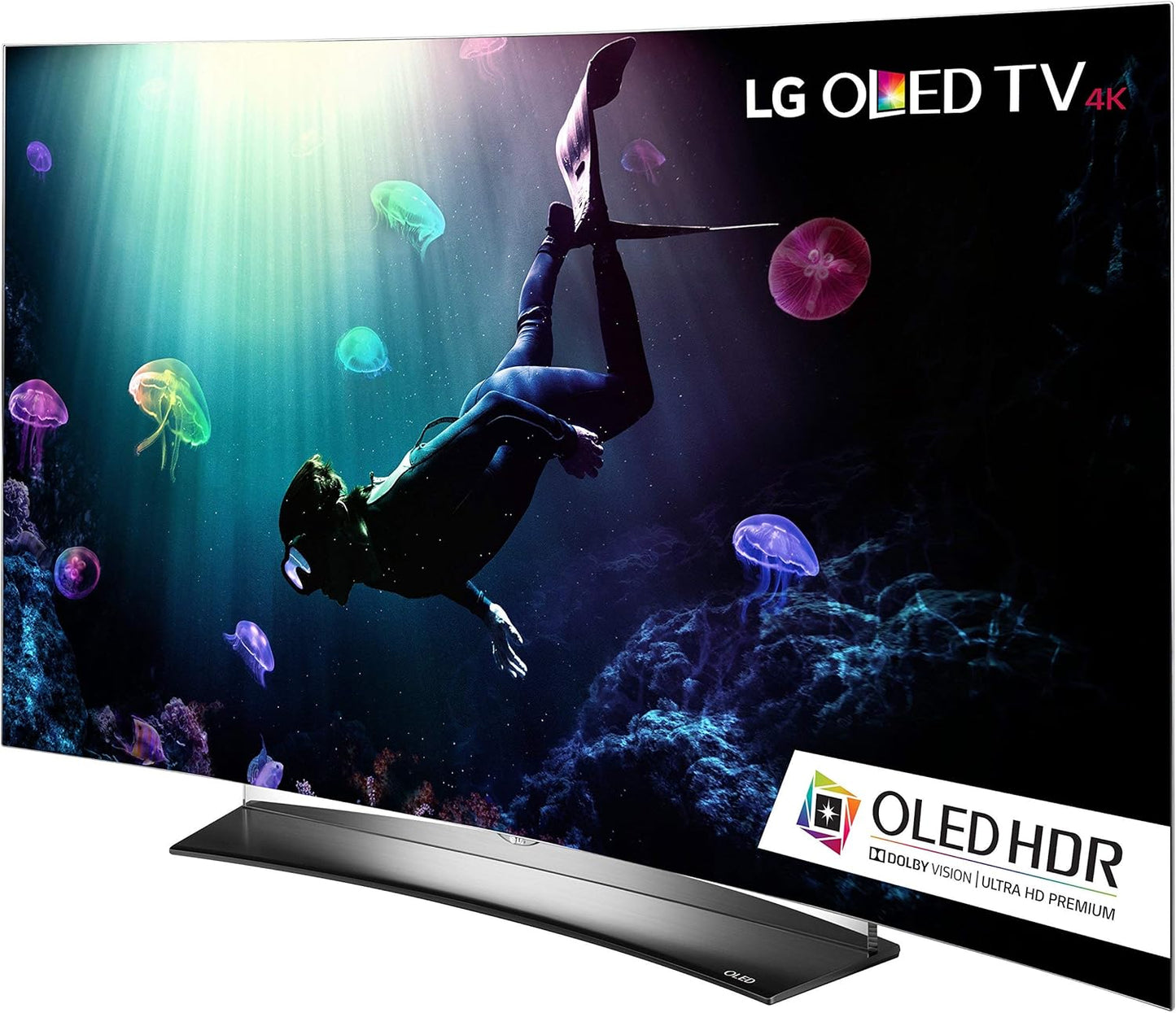 LG OLED65C6P 65-Inch 4K Ultra HD Curved OLED TV (Renewed)