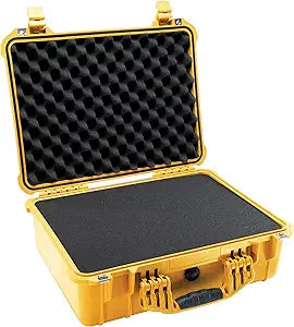 Pelican 1520-000-240 Camera Case with Foam Yellow — main product image
