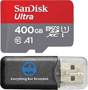 SanDisk 4351572934 400GB Ultra Micro SDXC Card Bundle