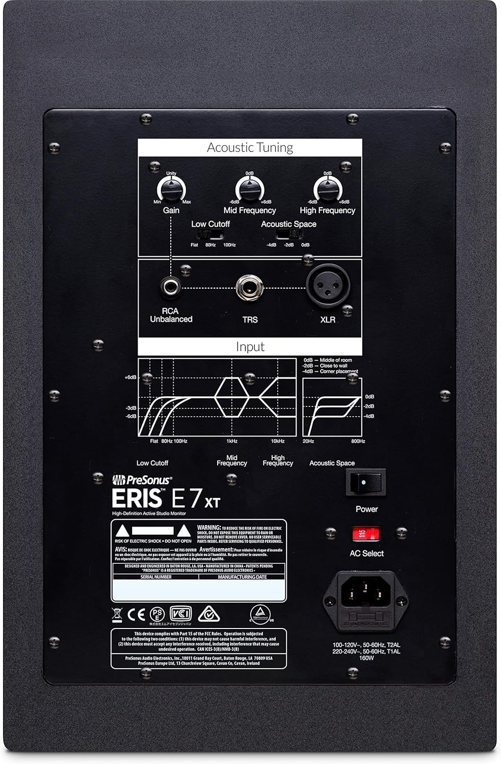 PreSonus Eris E7 XT 2-Way Active Studio Monitor