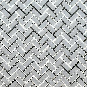 MSI AMZ-M-00275 Ice Bevel Herringbone Glass Mosaic Tile — main product image