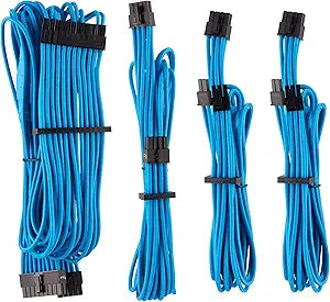 Corsair CP-8920218 Premium Sleeved PSU Cables Blue