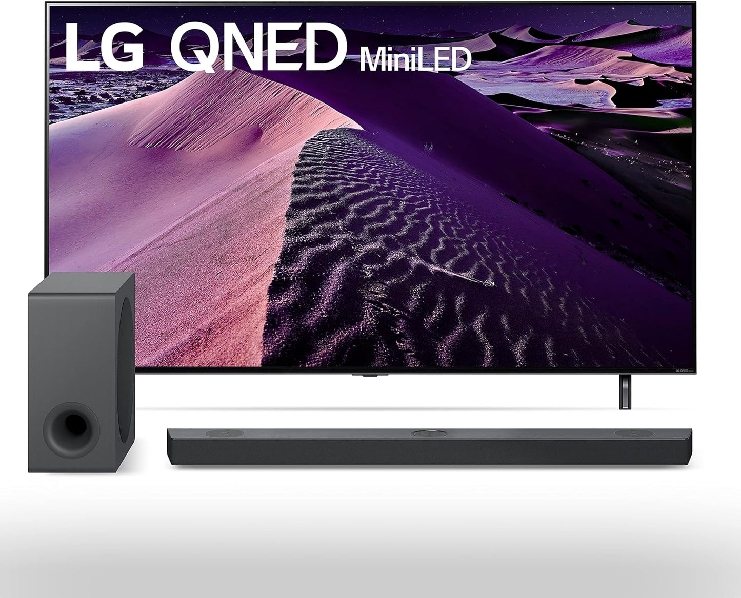 LG QNED85 Series 65-Inch 4K Smart TV + Soundbar