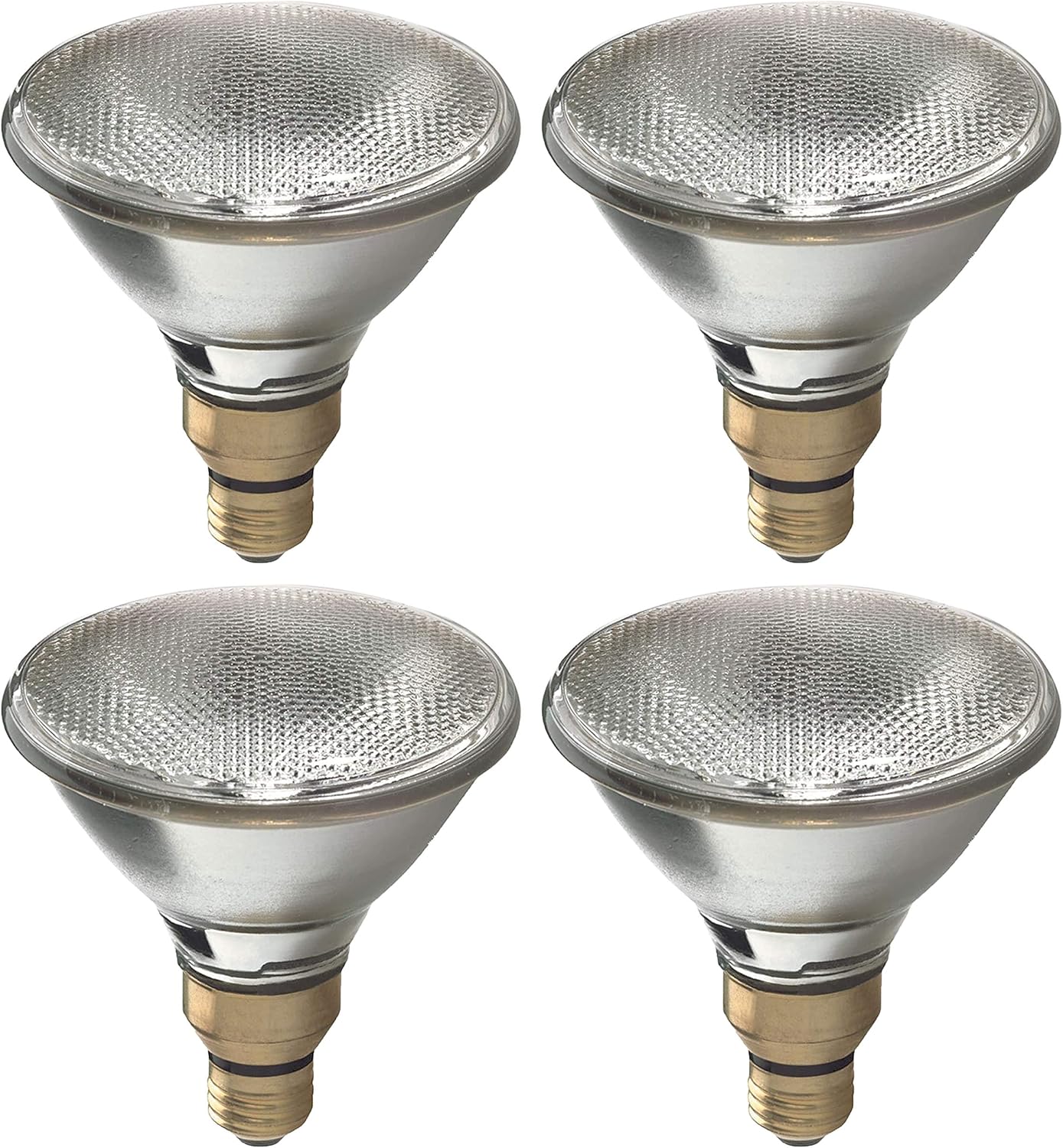 GE Halogen PAR38 Flood Light Bulb, 38W, Indoor/Outdoor (4-Pack)