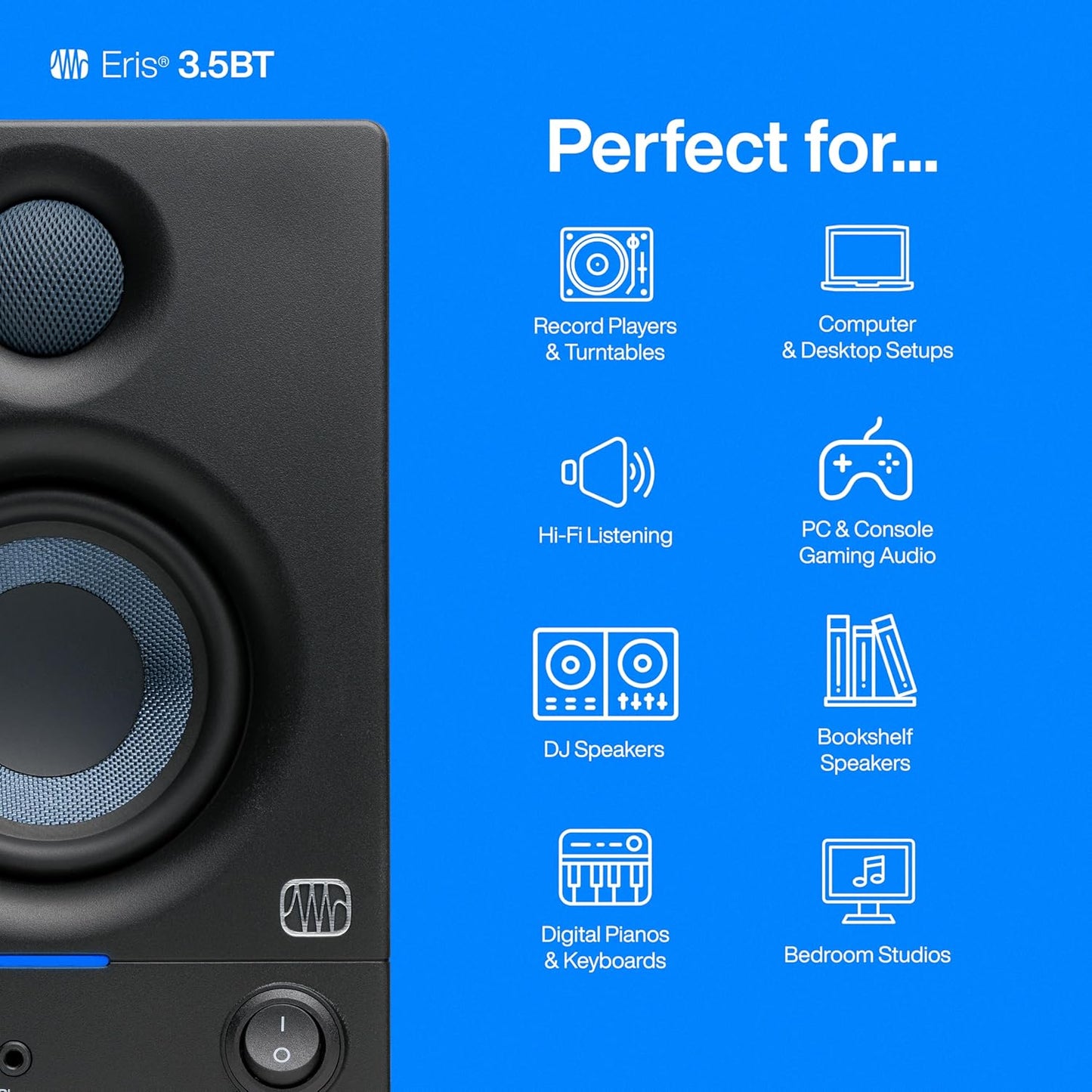 PreSonus Eris 3.5BT Bluetooth Studio Monitors