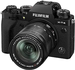 Fujifilm 16650742 X-T4 Mirrorless Camera with 18-55mm Lens