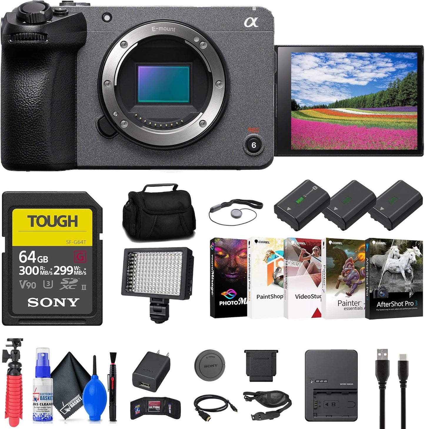 Sony ILME-FX30B FX30 Digital Cinema Camera Bundle