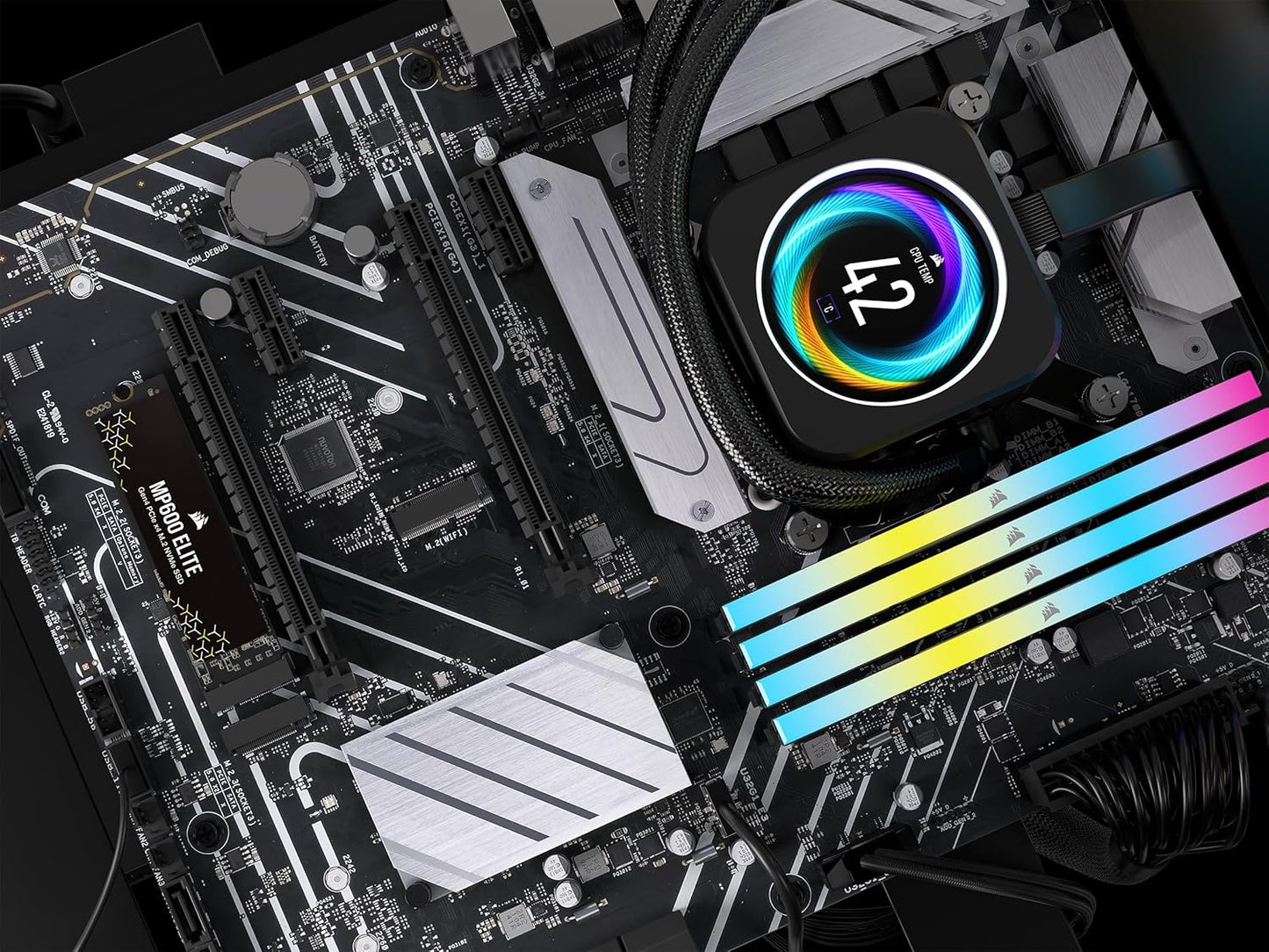 Corsair CSSD-F2000GBMP600ENH MP600 Elite 2TB NVMe SSD