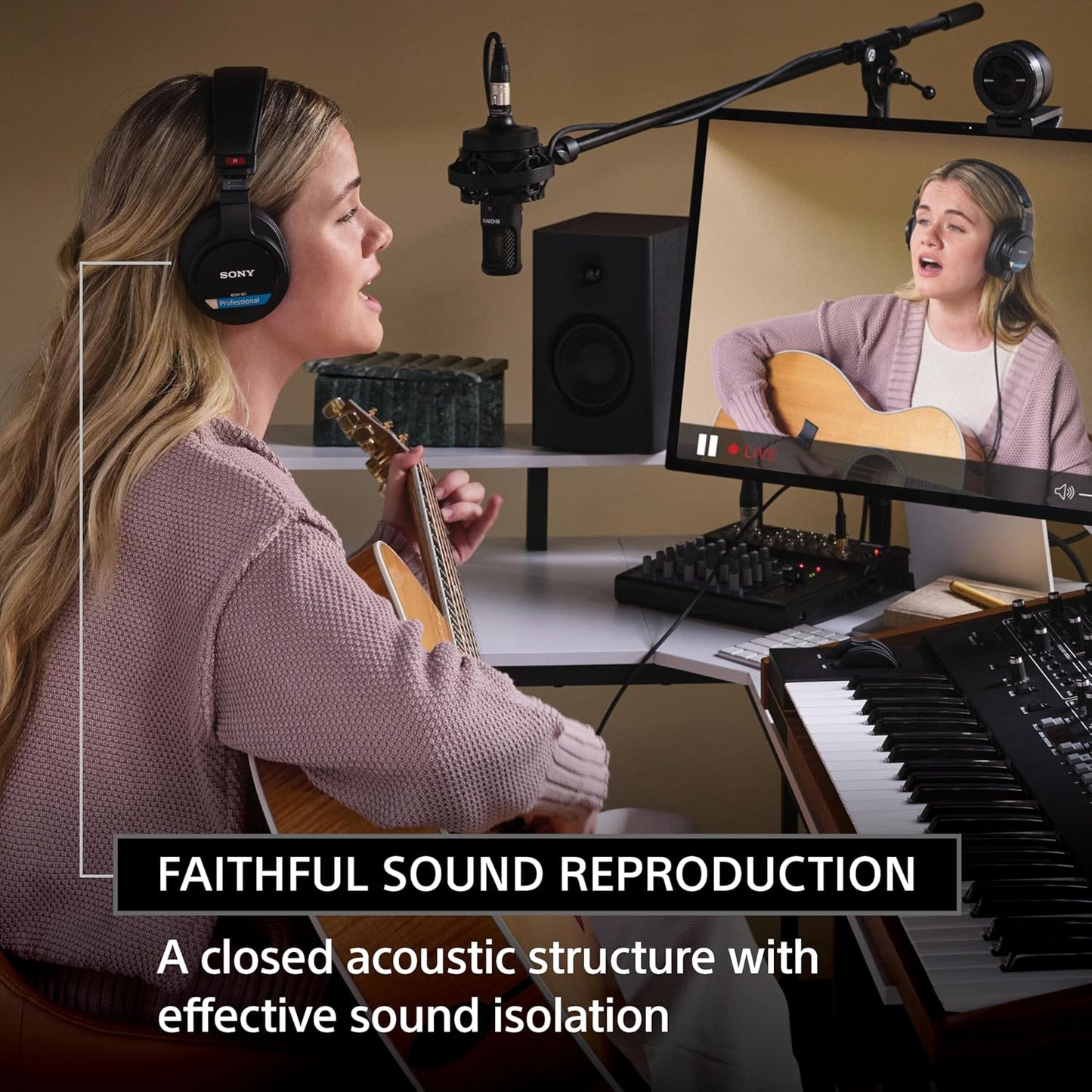 Sony MDR-M1 Professional Closed Monitor Headphones