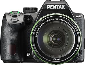 Pentax 16256 K-70 DSLR Camera with 18-135mm Lens