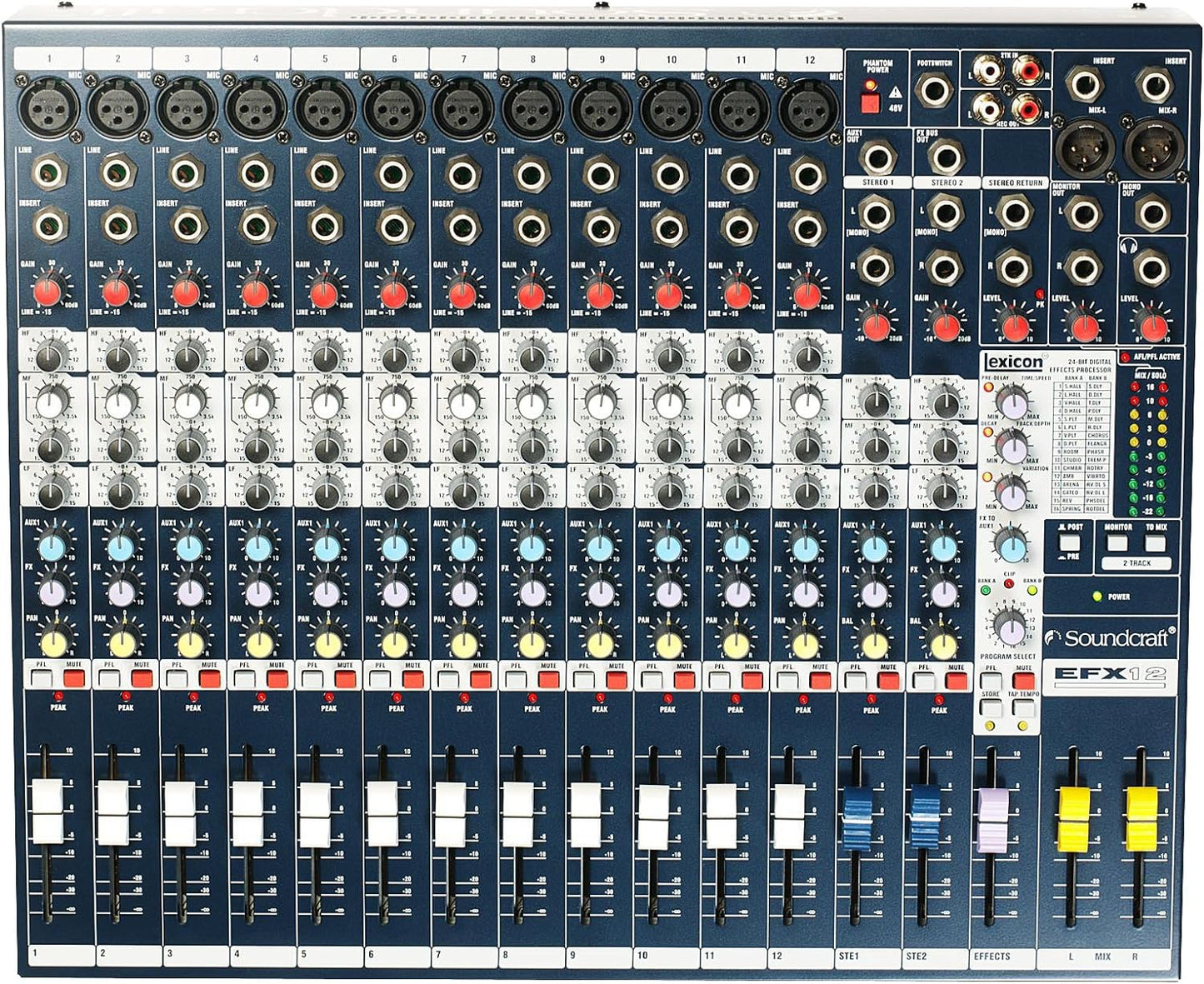 Soundcraft EFX12 12-Channel Lexicon Effects Mixer