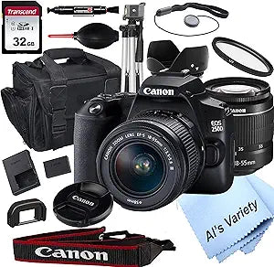 Canon EOS 250D DSLR Camera 18-55mm Bundle — main product image