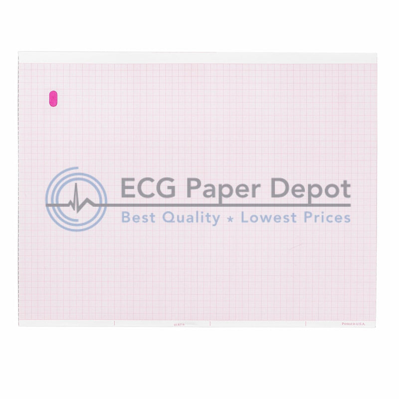 GE 9402-020 Compatible ECG Paper Z-Fold 5 Packs — main product image