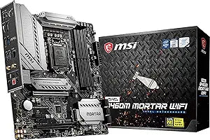MSI MAG B460M Mortar WiFi mATX Gaming Motherboard