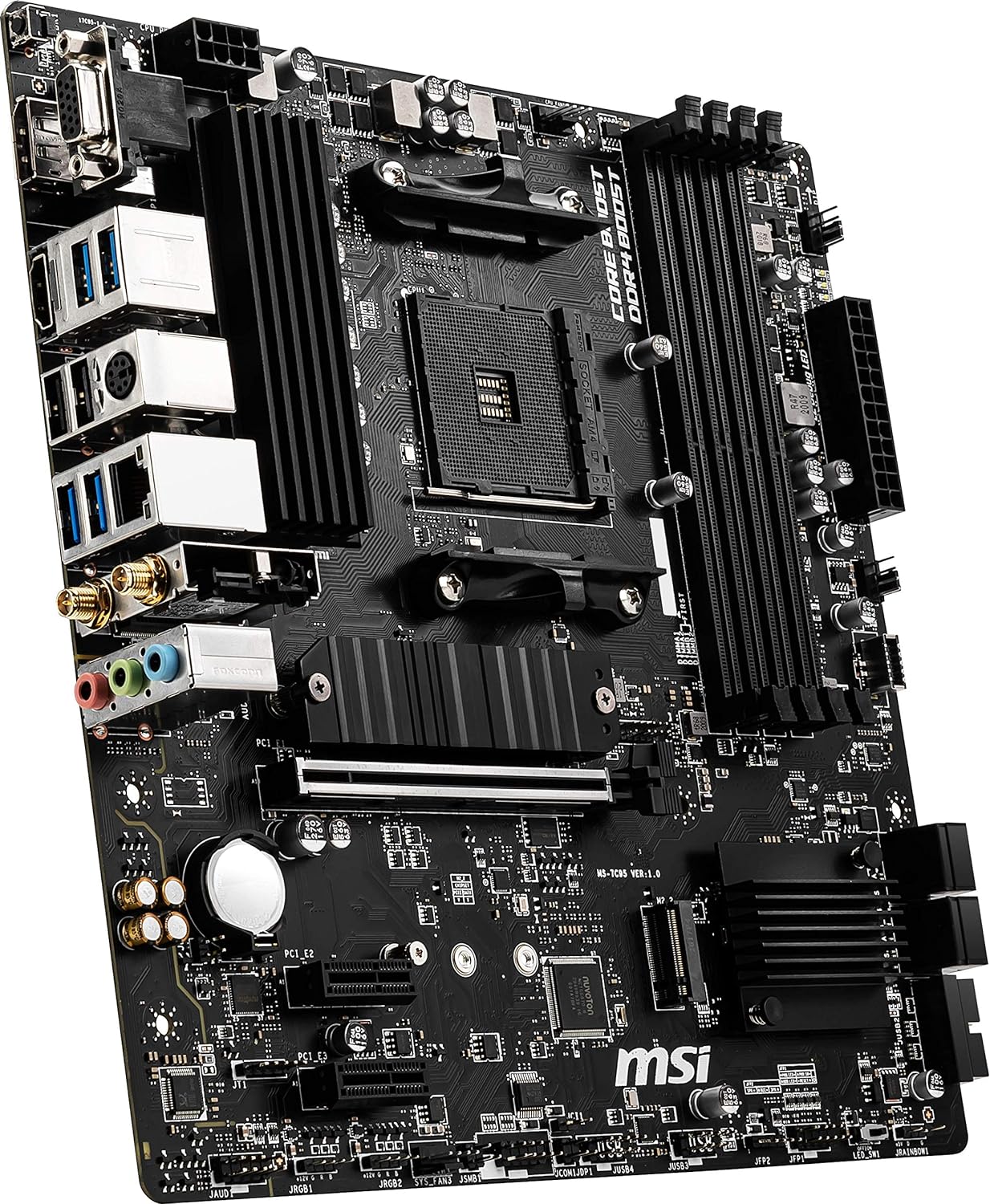 MSI B550M PRO-VDH WIFI AMD Ryzen Micro-ATX Motherboard