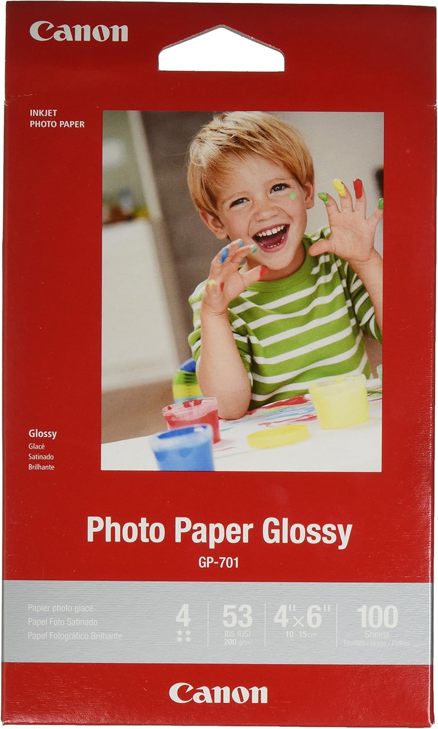 Canon 1433C001 Ink Glossy 4x6 Photo Paper - 100 Sheets