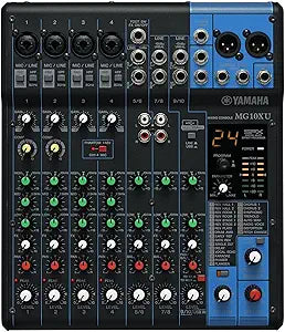Yamaha MG10XU 10-Channel Mixing Console with Effects
