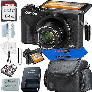 Canon G7X Mark III Digital Camera - Starter Bundle - 64GB