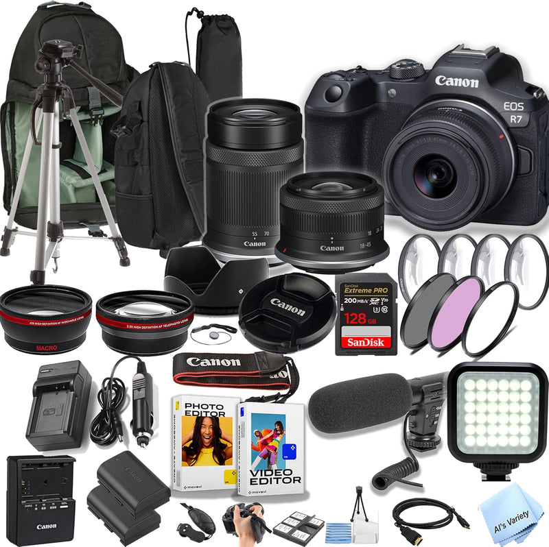 Canon EOS R7 Mirrorless Camera Bundle with 18-45mm Lens — main product image