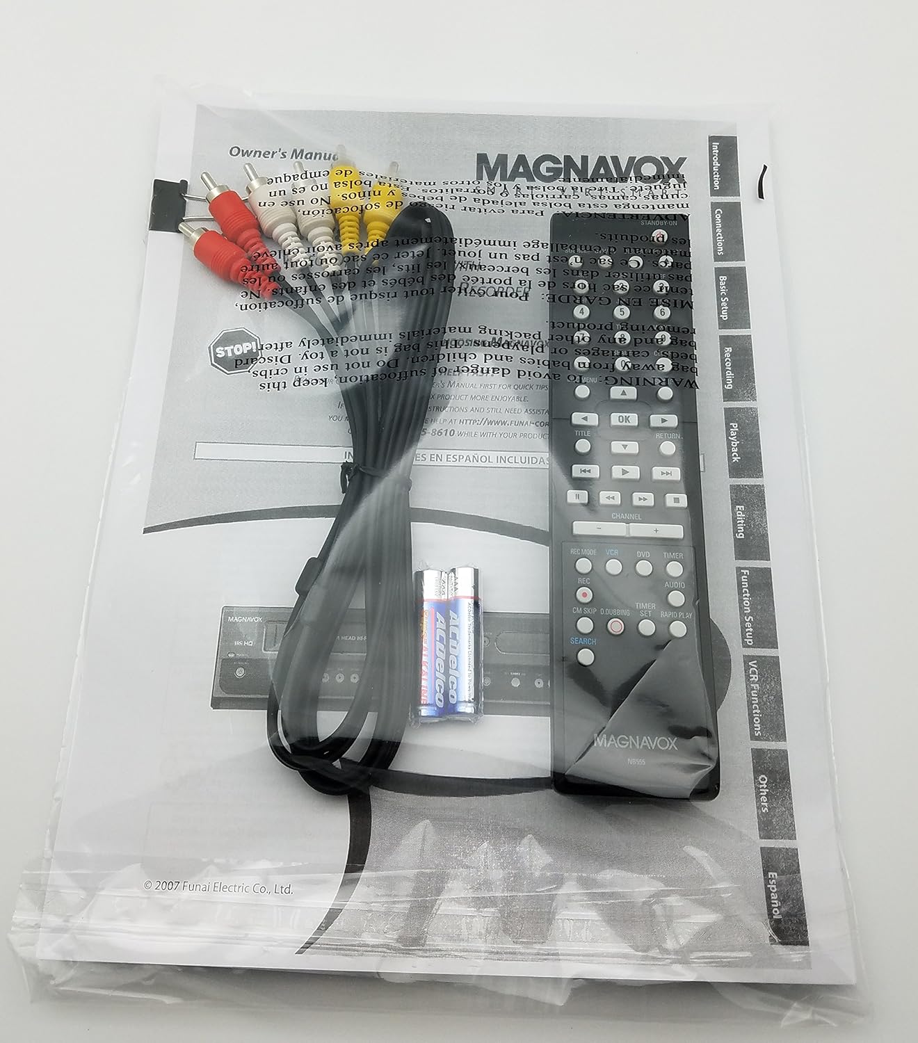 Magnavox ZV450MW8 DVD Recorder VCR Combo Digital Tuner