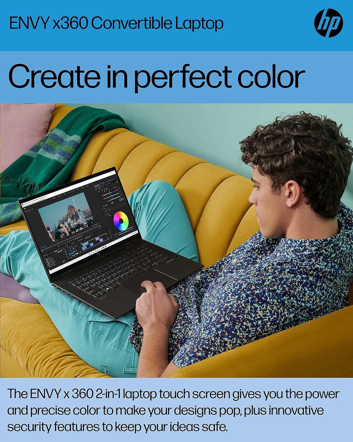 HP 15-eu1010nr ENVY x360 Ryzen 5 Convertible Laptop