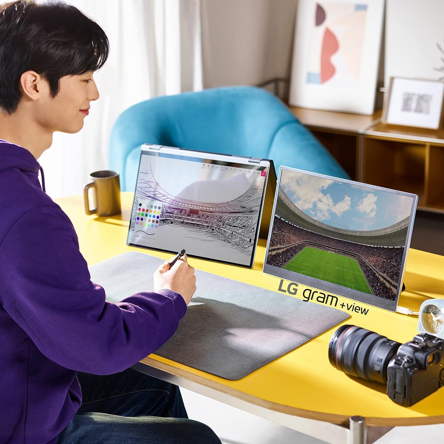 LG 451239 Gram +View 16" WQXGA Portable Monitor